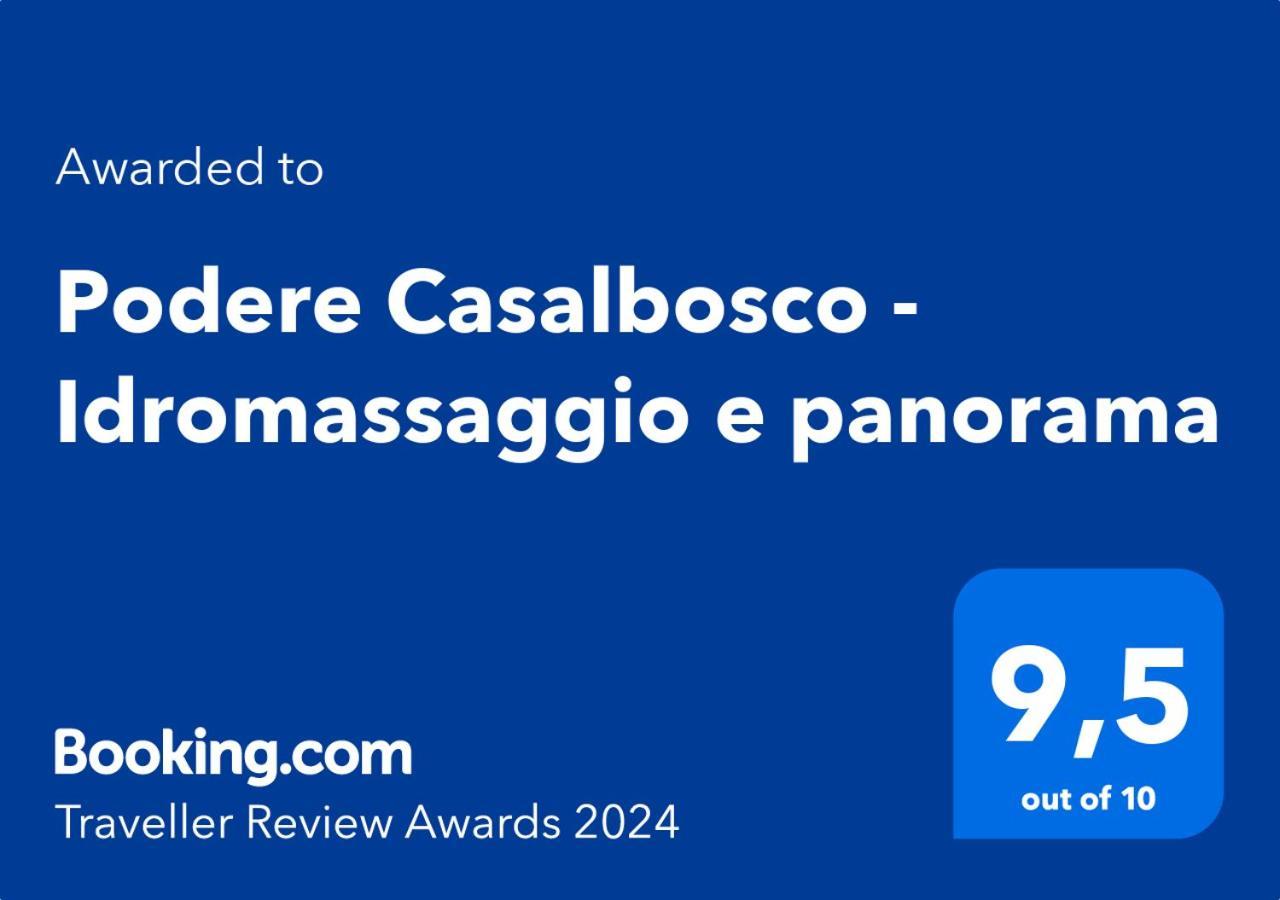 Podere Casalbosco - Idromassaggio E Panorama Раполано-Терме Екстер'єр фото
