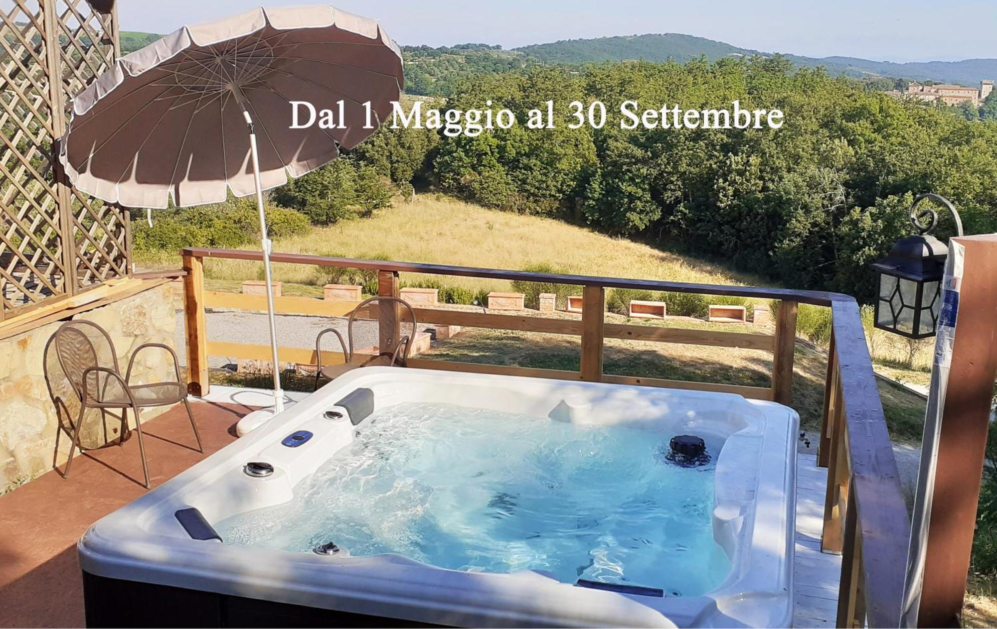 Podere Casalbosco - Idromassaggio E Panorama Раполано-Терме Екстер'єр фото